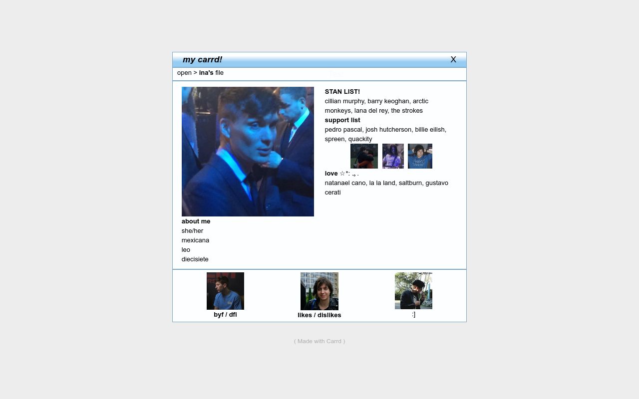 Carrd profile picture for @pato666